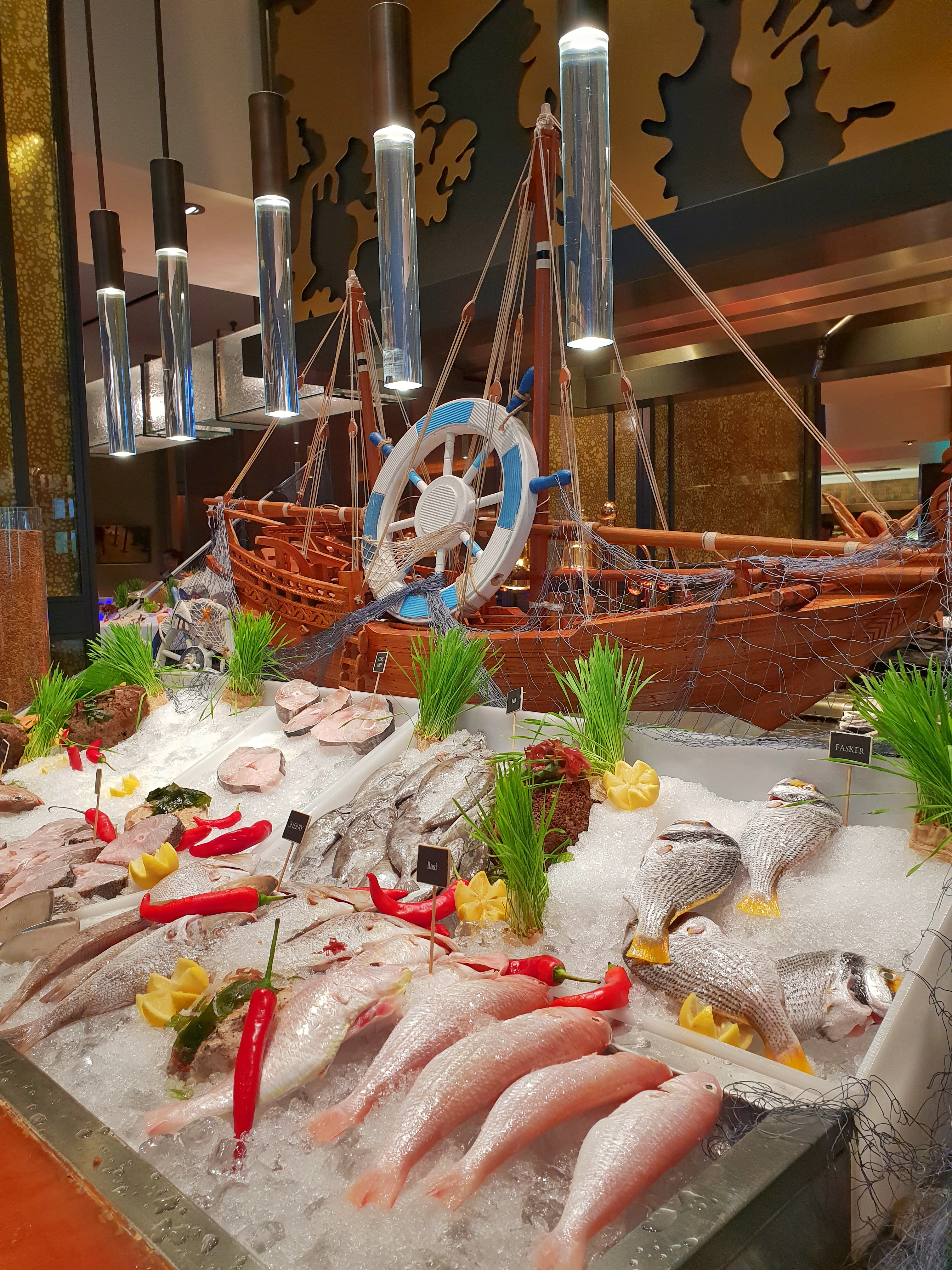 Buffet presentation - Picture of Flavours Restaurant, Doha