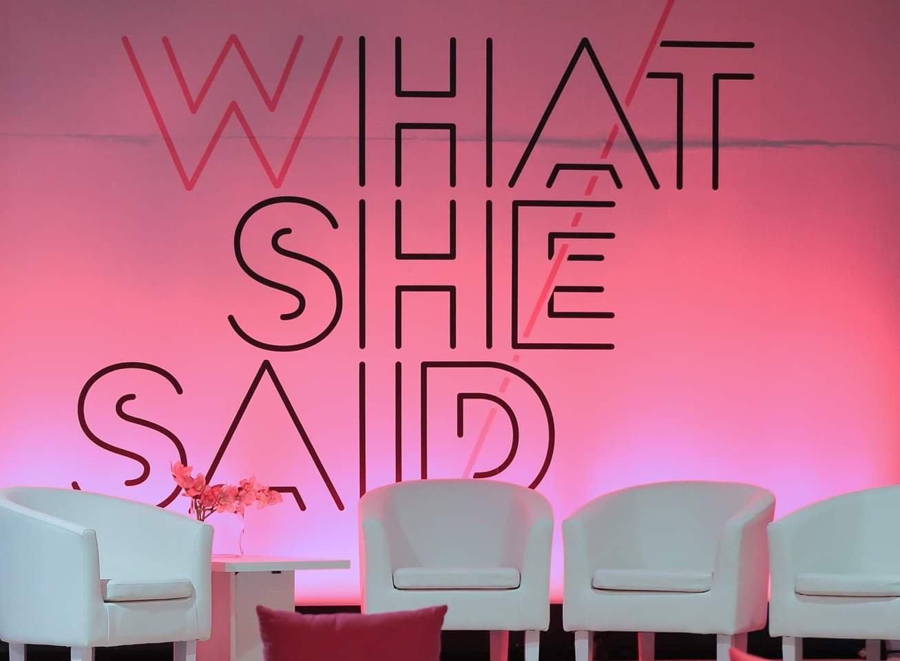 What She Said event