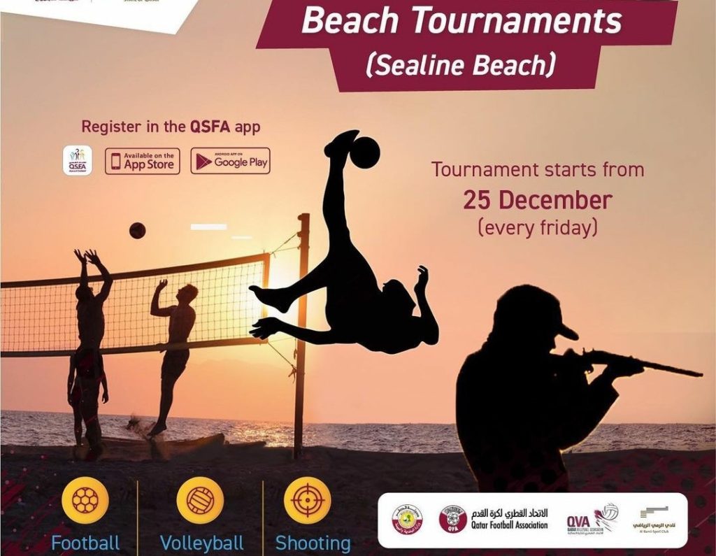Exciting beach tournaments for families  at the Sealine beach