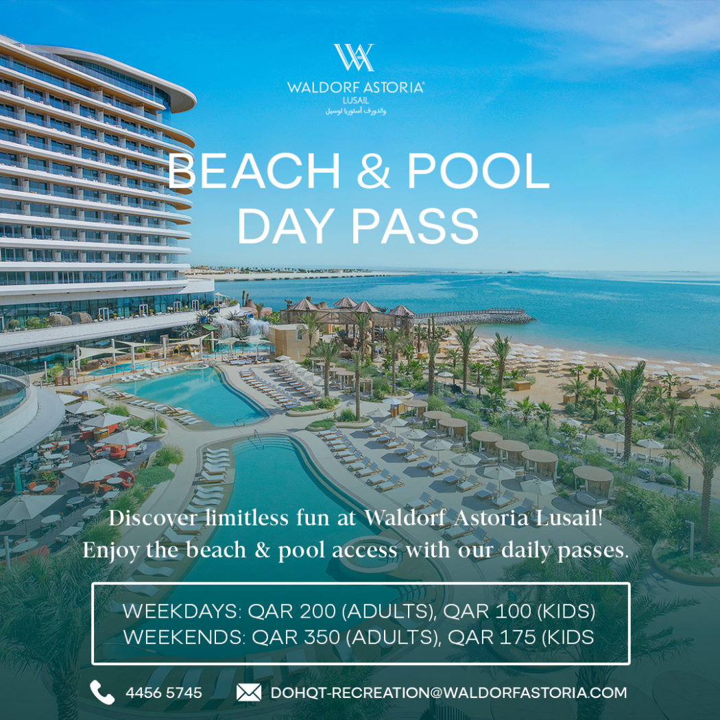 Enjoy summer at the luxurious Waldorf Astoria Lusail. - New In Doha ...